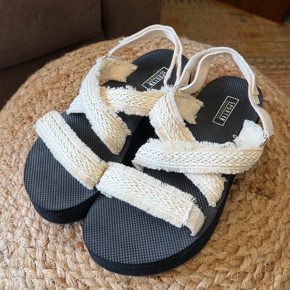 Tahiti platform sandals by Yellow Box